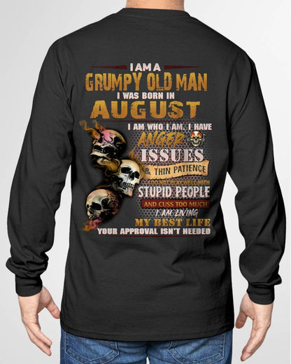 AUGUST, I AM A GRUMPY OLD MAN-SNOW MALE08 (SKU08-67-08)