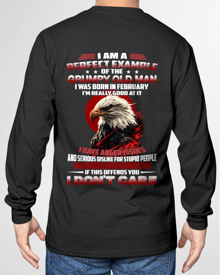 FEBRUARY SHIRT, I PROTECT MY FAMILY & I LOVE MY COUNTRY - SNOWMALE02 (SKU26T-01299-02)