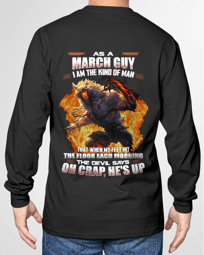 MARCH, MY FEET HIT THE FLOOR EACH MORNING-SNOW MALE03 (SKU26T-01-13-03)