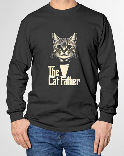 Cat Lover Gifts Funny The CatFather Mens Cat Dad T-Shirt