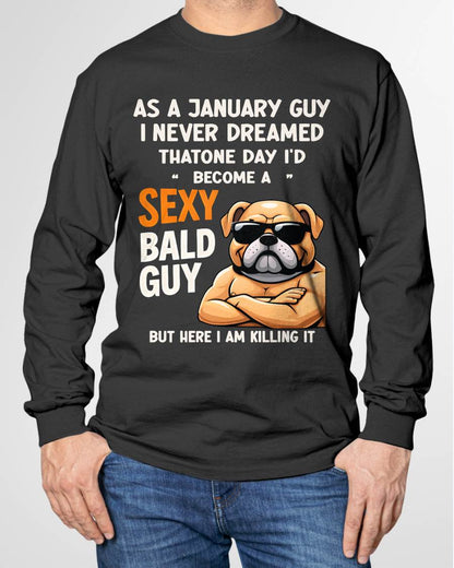 JANUARY SHIRT FOR A SEXY BALD MAN - SNOW01 (SKU2603-281-01)