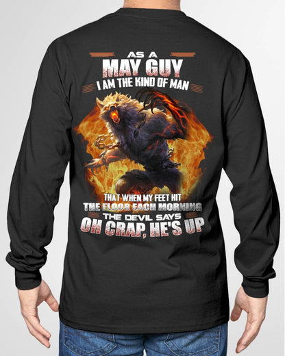 MAY, MY FEET HIT THE FLOOR EACH MORNING-SNOW MALE05 (SKU26T-01-13-05)