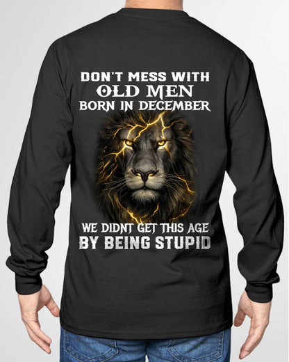 DECEMBER SHIRT, DON’T MESS WITH OLD MEN - SNOW MALE12 (SKU2604-309-12)
