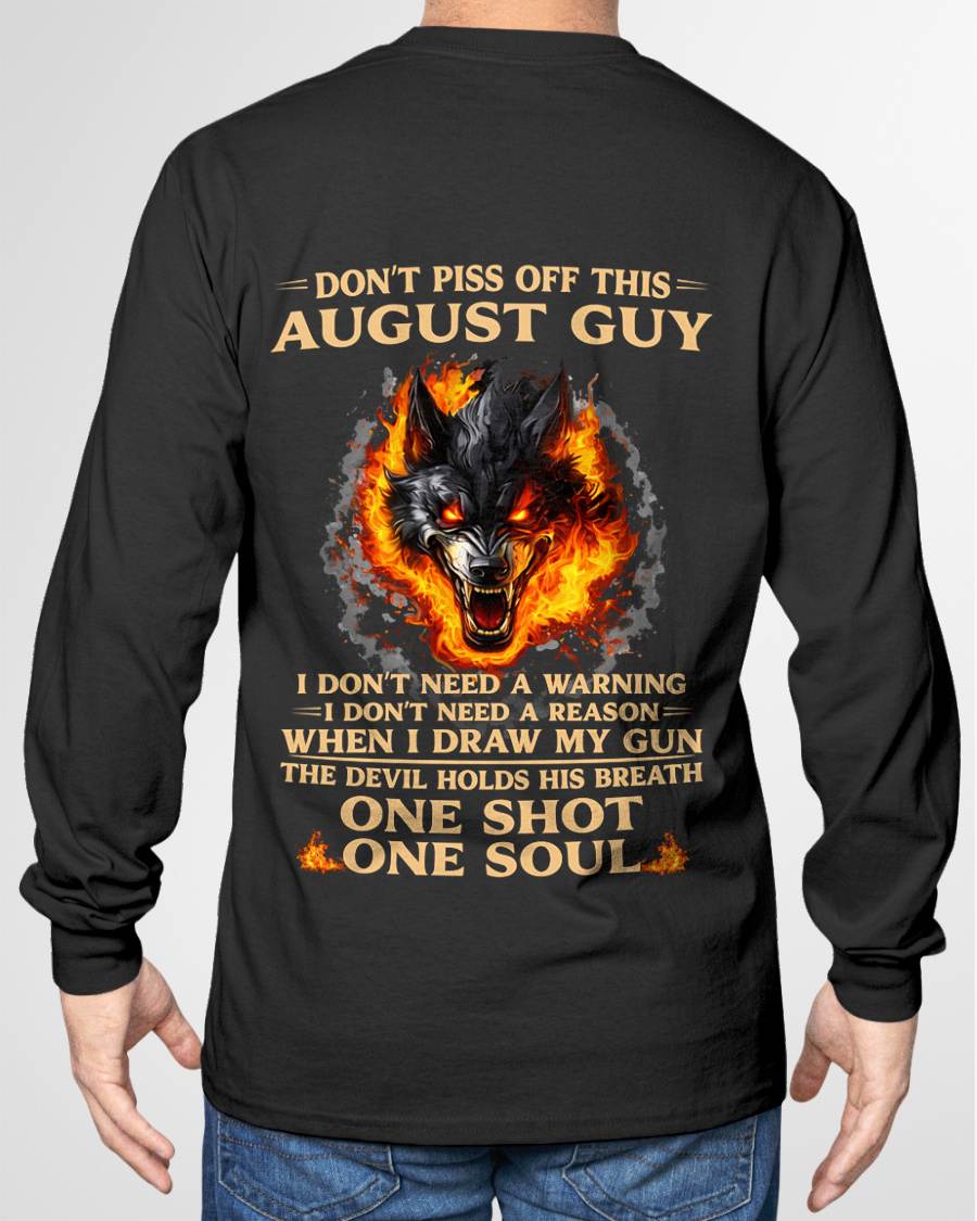 AUGUST SHIRT, I DON’T NEED A WARNING - SNOWMALE08 (SKU2604-120-08)