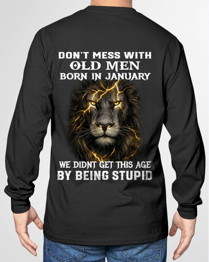 JANUARY SHIRT, DON’T MESS WITH OLD MEN - SNOW MALE01 (SKU2604-309-01)