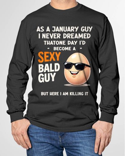JANUARY SHIRT FOR A SEXY BALD MAN - SNOW01 (SKU2603-290-01)