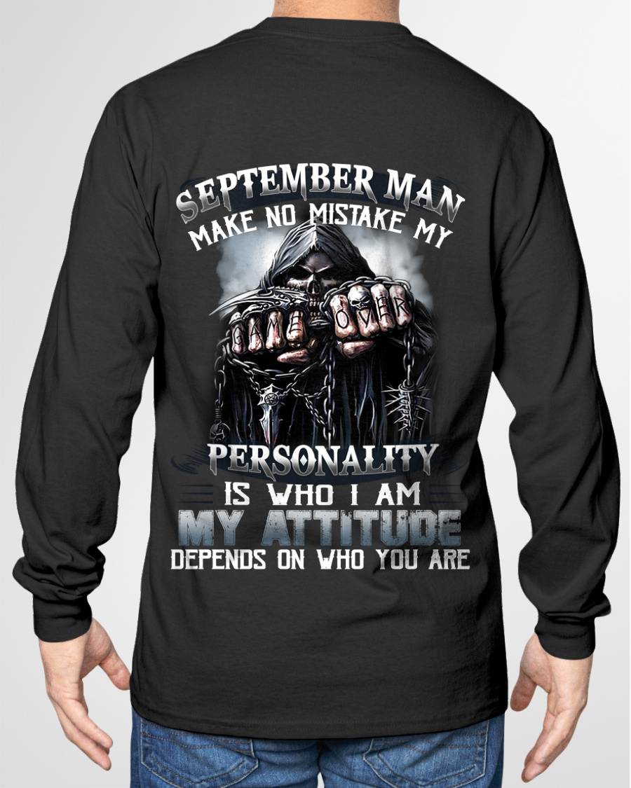SEPTEMBER, MY ATTITUDE DEPENDS ON WHO YOU ARE – MALE SNOW09 (SKU08-83-09)