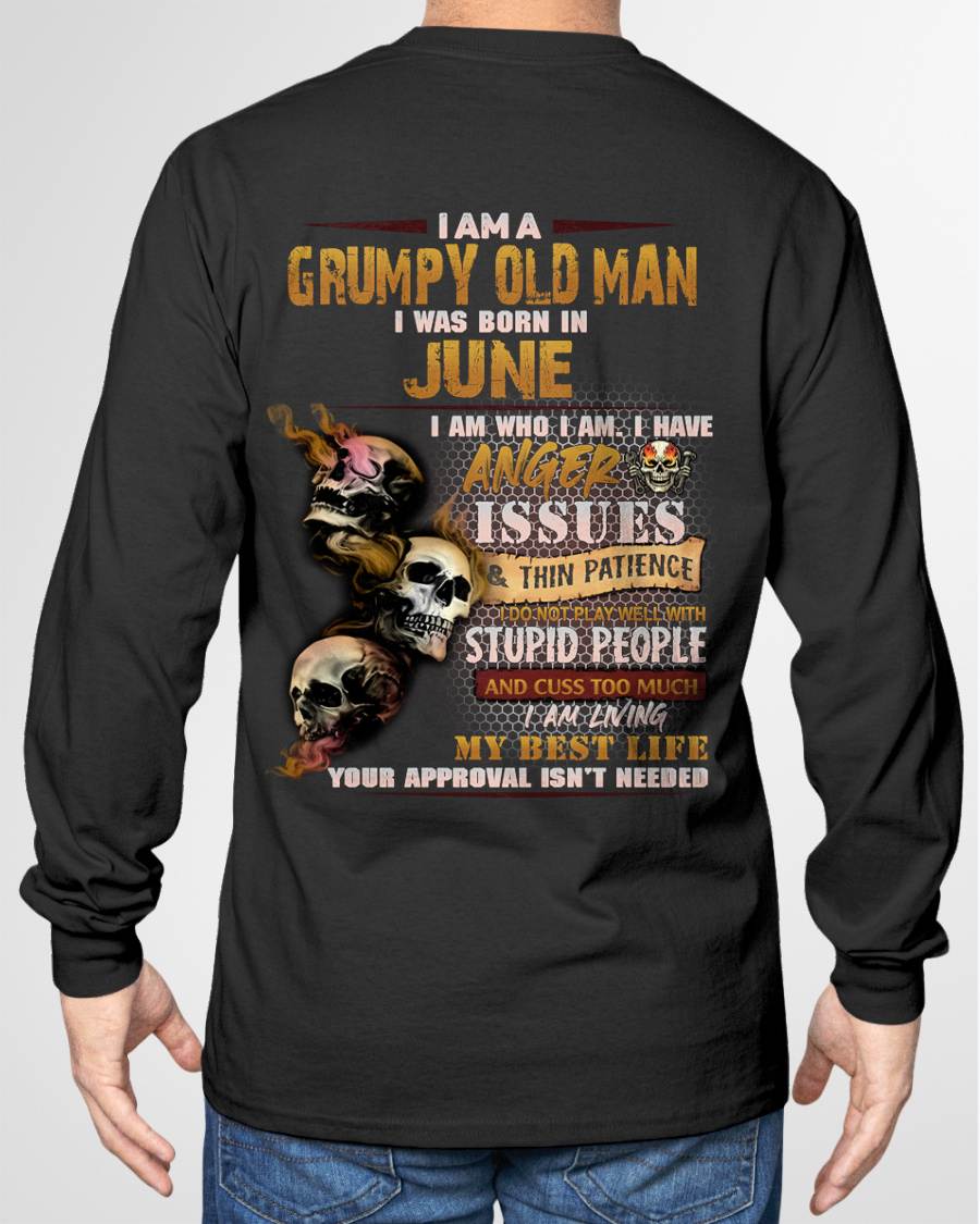 JUNE, I AM A GRUMPY OLD MAN-SNOW MALE06 (SKU08-67-06)