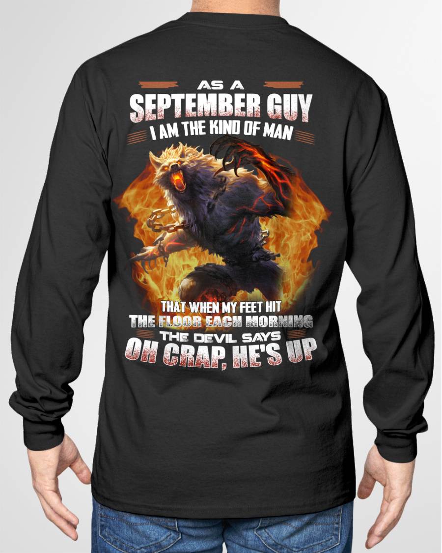 SEPTEMBER, MY FEET HIT THE FLOOR EACH MORNING-SNOW MALE09 (SKU26T-01-13-09)