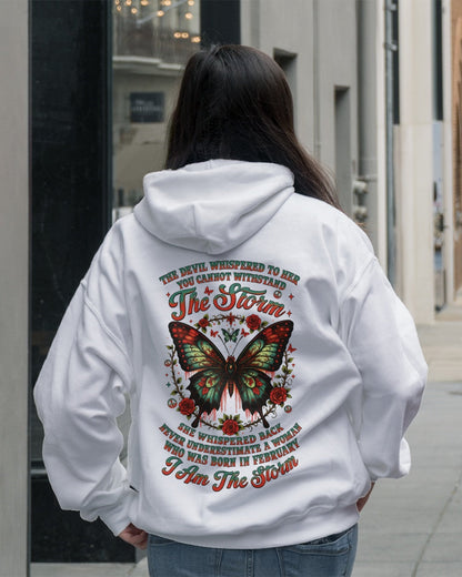 The Devil Whispered to Her – I Am the Storm February Woman Shirt - SNOW02 FMA (SKU10-72-02)