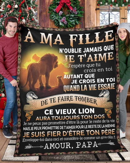 Cadeau Spécial Pour Ta Fille Couverture - De Papa (SKUB09-101)