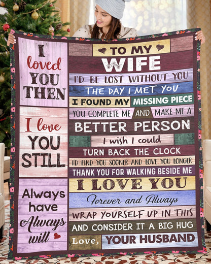 Special Gift For Your Wife Blanket - From Husband FULL (SKUB12-223)