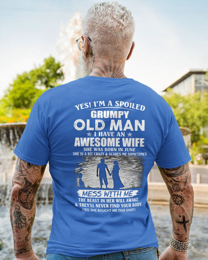 Awesome wife was born June - Gift for boyfriend, Gift for husband from wife - Perfect gift for your husband - SNOW06 (SKU10-79-06)