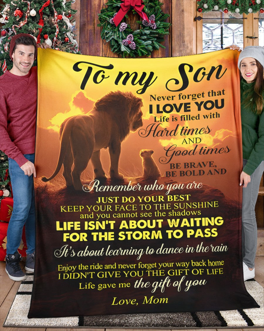 Special Gift For Your Son Blanket - From Mom (SKUB11-128)