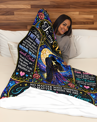 BLANKET FOR WIFE – COMFORT & WARMTH GIFT FROM HUSBAND- SNOW00 (SKU2609-189)