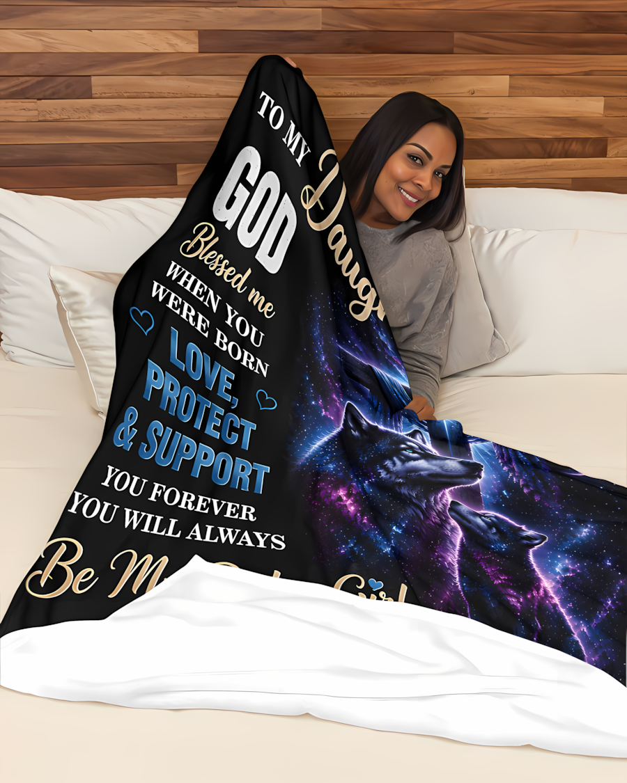 Special Gift For Your Daughter Blanket - From Mom (SKU2608-370)