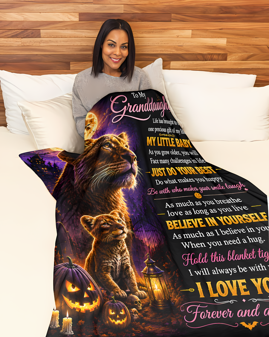 Special Gift For Your Granddaughter Blanket - From Grandma (SKU2608-476)
