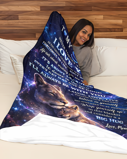 Special Gift For Your Son Blanket - From Mom (SKU2604-235)