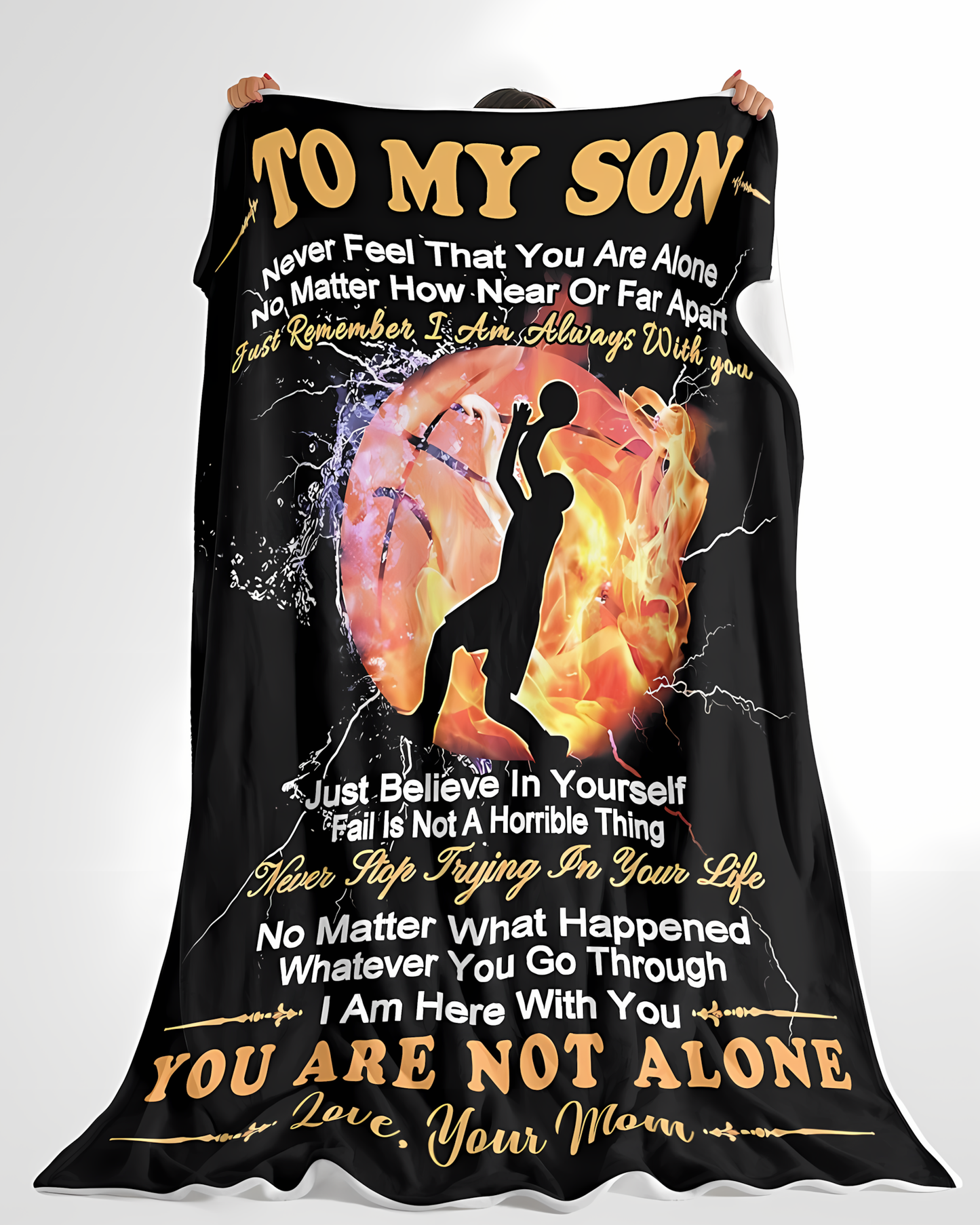 Special Gift For Your Son Blanket - From Mom (SKU2604-225)