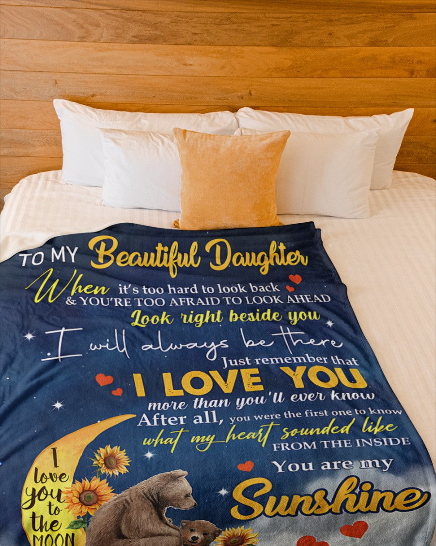 Special Gift For Your Daughter Blanket - From Mom (SKUB11-137)