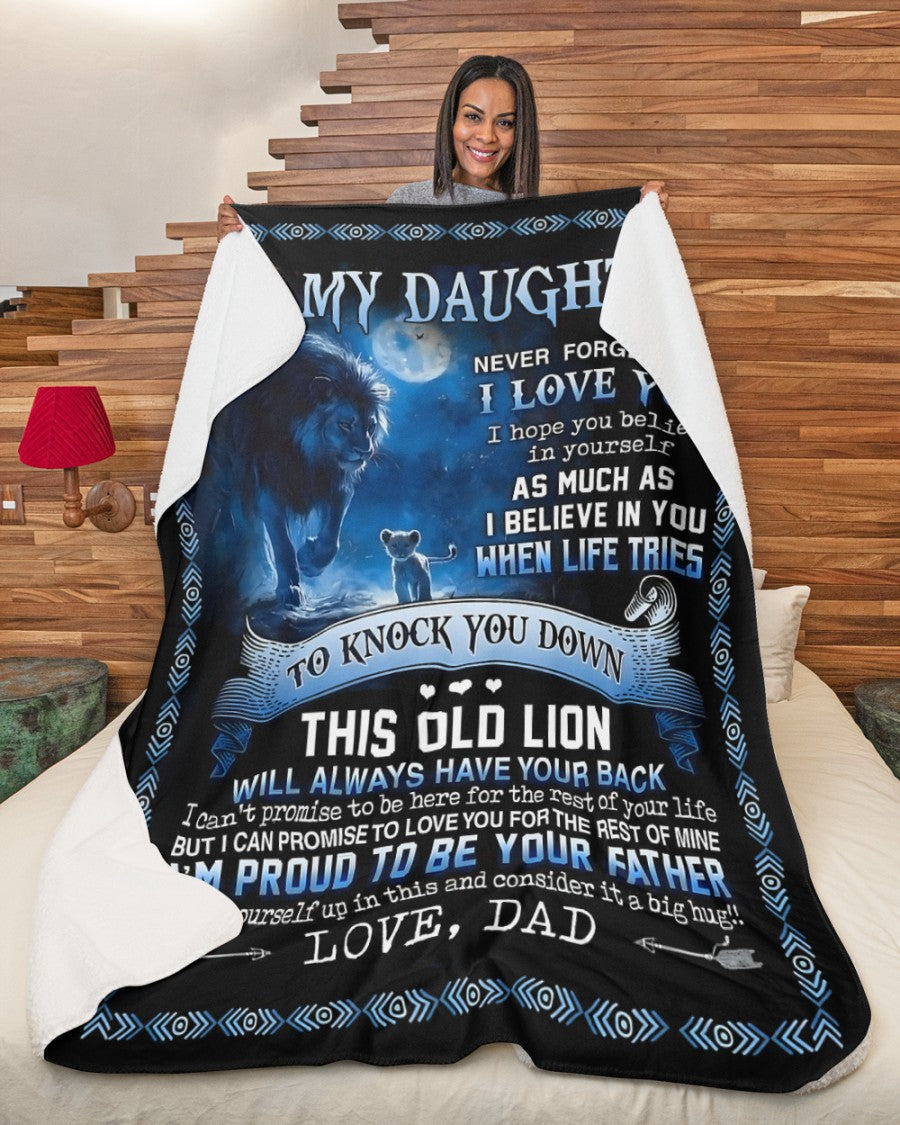 Special Gift for Your Daughter - From Dad Blanket (SKUB12-66)