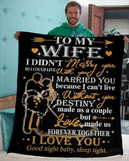 Special Gift For Your Wife Blanket - From Husband