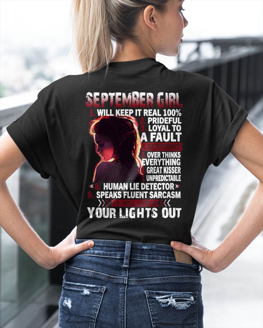SEPTEMBER, SEPTEMBER GIRL WILL KNOCK YOUR LIGHTS OUT – SNOW FEMALE09 (SKU2602-52-09)