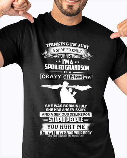 Spoiled by Grandma Shirt July Edition – From Grandma to Grandson snow07 (SKU-GMS2-07)