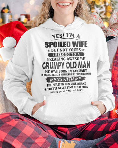 Grumpy Old Man January – Perfect gift for wife From Husband – SNOW01 (SKU08-63-01)