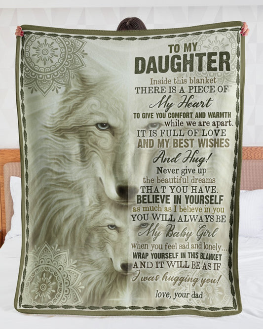 Special Gift For Your Daughter Blanket - From Dad (SKUNOEL-48)