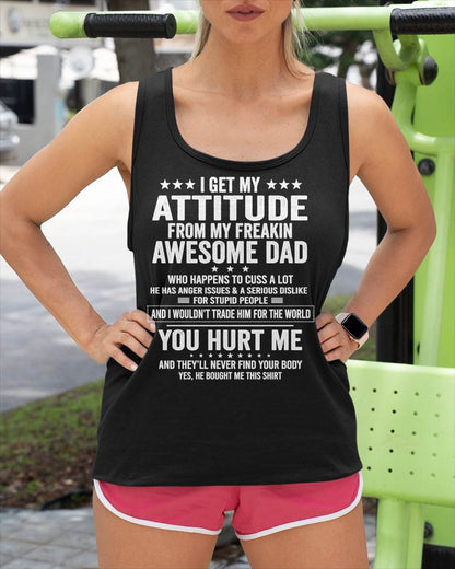 I WOULDN'T TRADE HIM FOR THE WORLD - GIFT T SHIRT FROM DAD FOR DAUGHTER - SNOW00 (SKU2604-67-00)