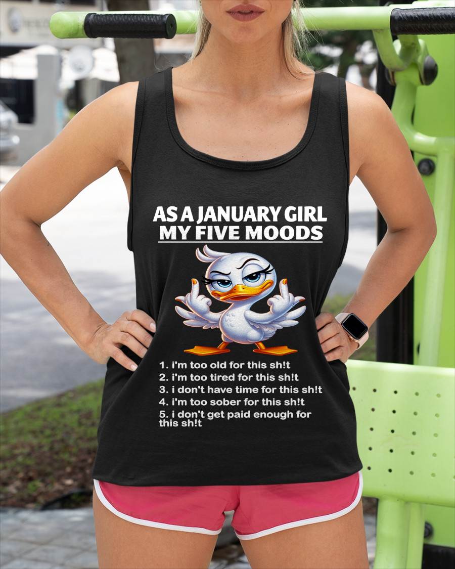JANUARY SHIRT, MY FIVE MOODS - SNOW01 (SKU2604-248-01)