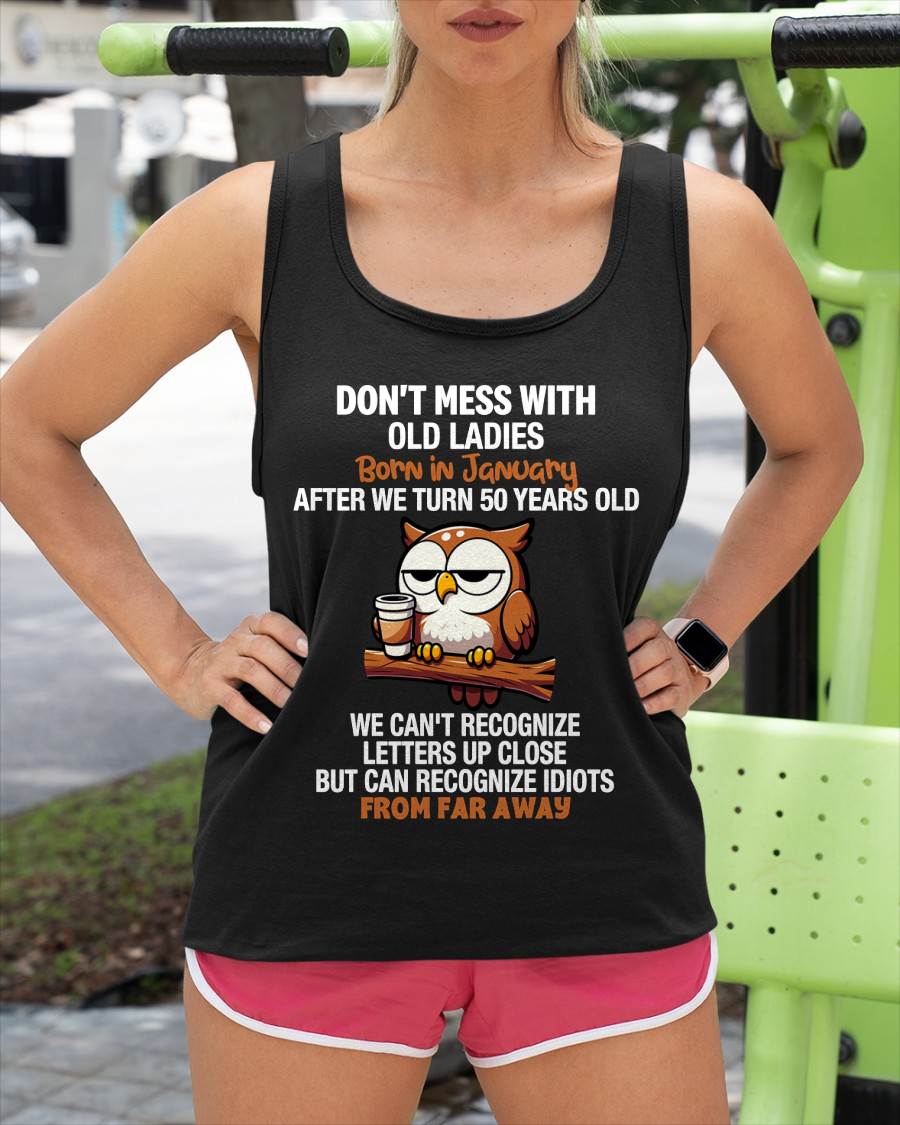 JANUARY SHIRT, RECOGNIZE IDIOTS FROM FAR AWAY - FMA SNOW01 (SKU2604-80-01)