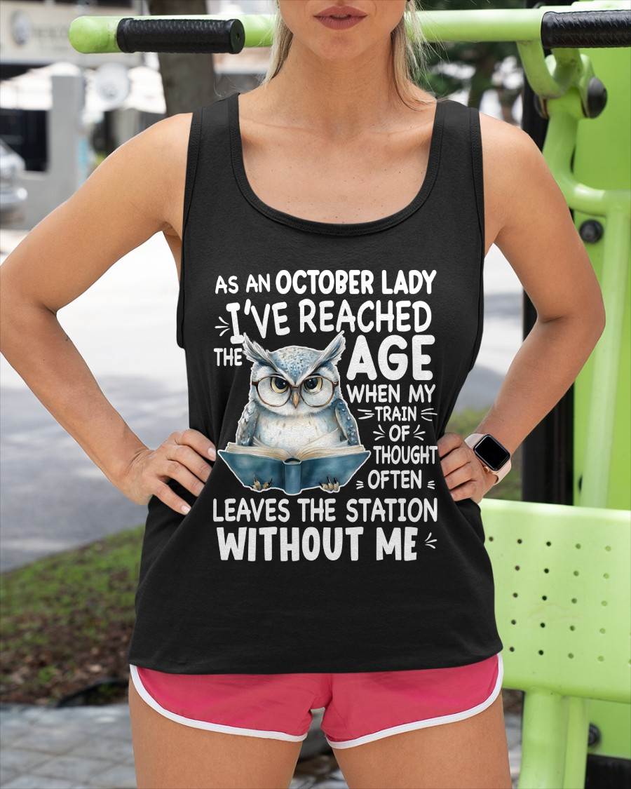 OCTOBER SHIRT, LEAVES THE STATION WITHOUT ME - SNOW10 (SKU2603-101-10)