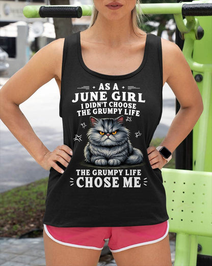 JUNE SHIRT THE GRUMPY LIFE CHOSE ME - SNOW06 (SKU2605-68-06)