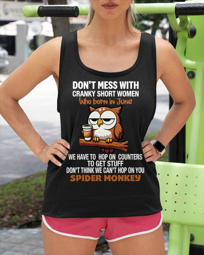 JUNE SHIRT, DON'T MESS WITH SHORT LADY - FMA SNOW06 (SKU2603-312-06)