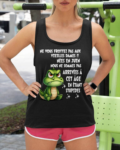 JUILLET SHIRT NE VOUS FROTTEZ PAS AUX VIEILLES DAMES - SNOW07 (SKU2605-124-07)