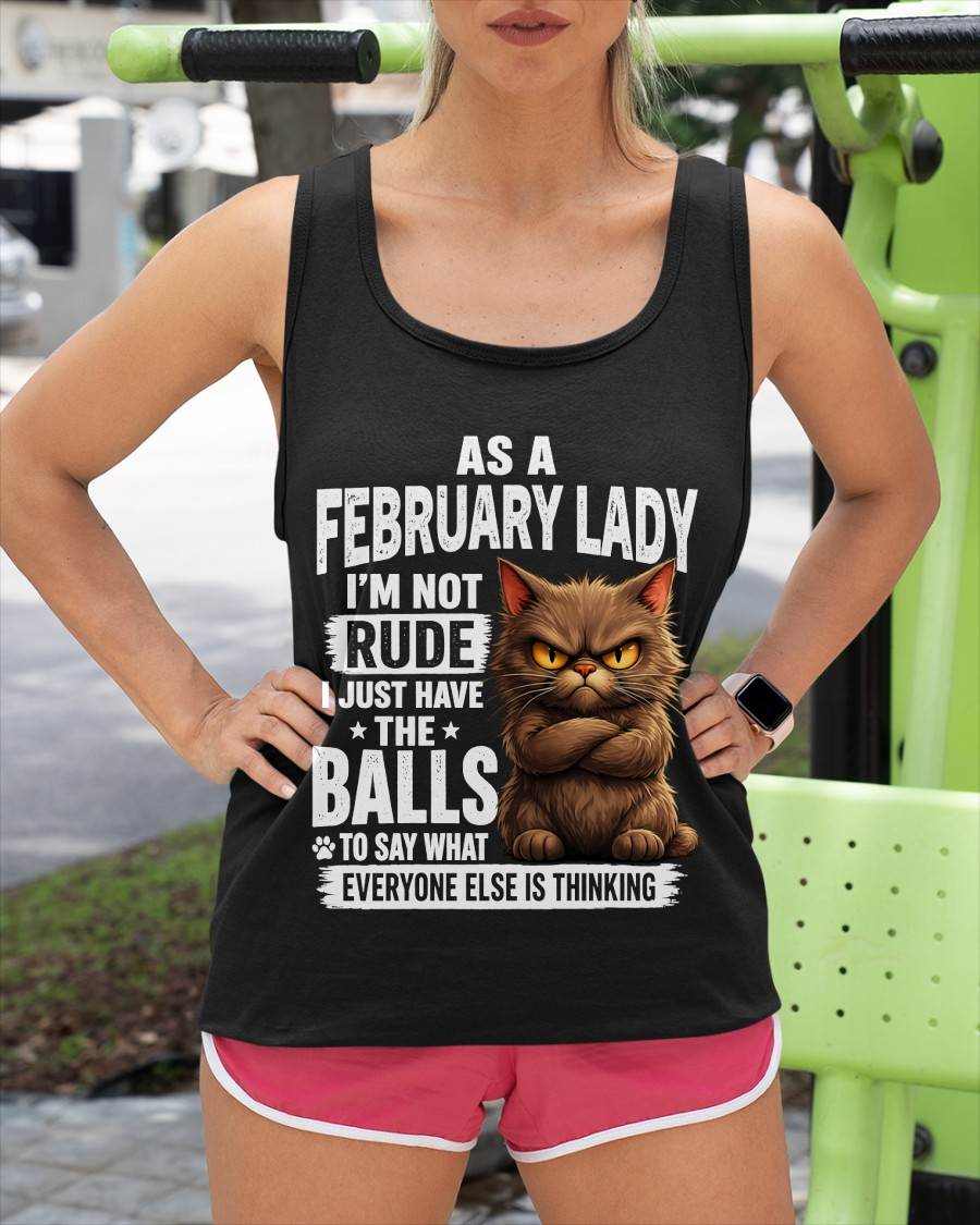 FEBRUARY SHIRT, SAY WHAT EVERYONE ELSE IS THINKING - SNOW02 (SKU2604-273-02)