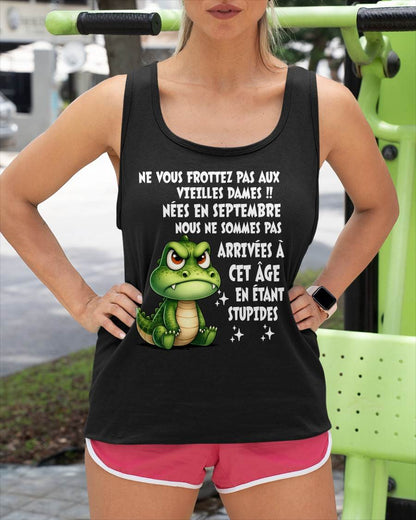 SEPTEMBRE SHIRT NE VOUS FROTTEZ PAS AUX VIEILLES DAMES - SNOW09 (SKU2605-124-09)