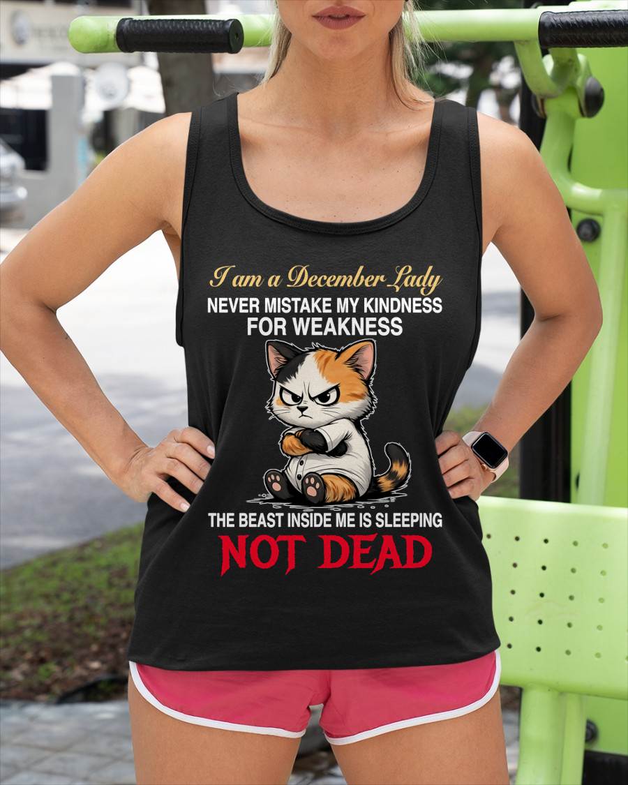 DECEMBER SHIRT, THE BEAST INSIDE ME IS SLEEPING NOT DEAD - FMA SNOW12 (SKU2604-160-12)