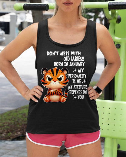 JANUARY SHIRT, MY ATTITUDE DEPENDS ON YOU - FMA SNOW01 (SKU2604-60-01)