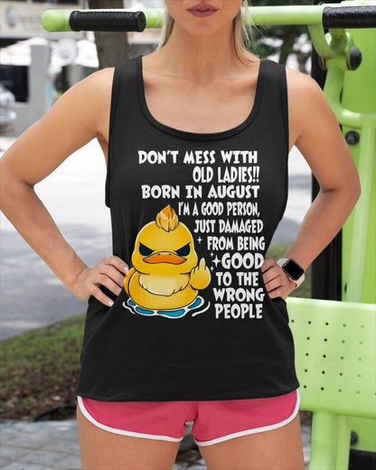 AUGUST SHIRT, DONT MESS WITH OLD LADIES - SNOW08 (SKU2603-199-08)