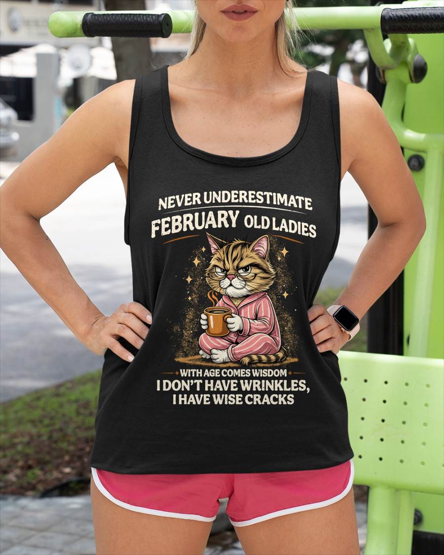 FEBRUARY SHIRT, With age comes wisdom - FMA SNOW02 (SKU2604-99-02)