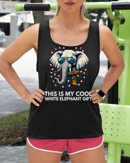 Funny White Elephant Wrapped Elephant Dumb T-Shirt