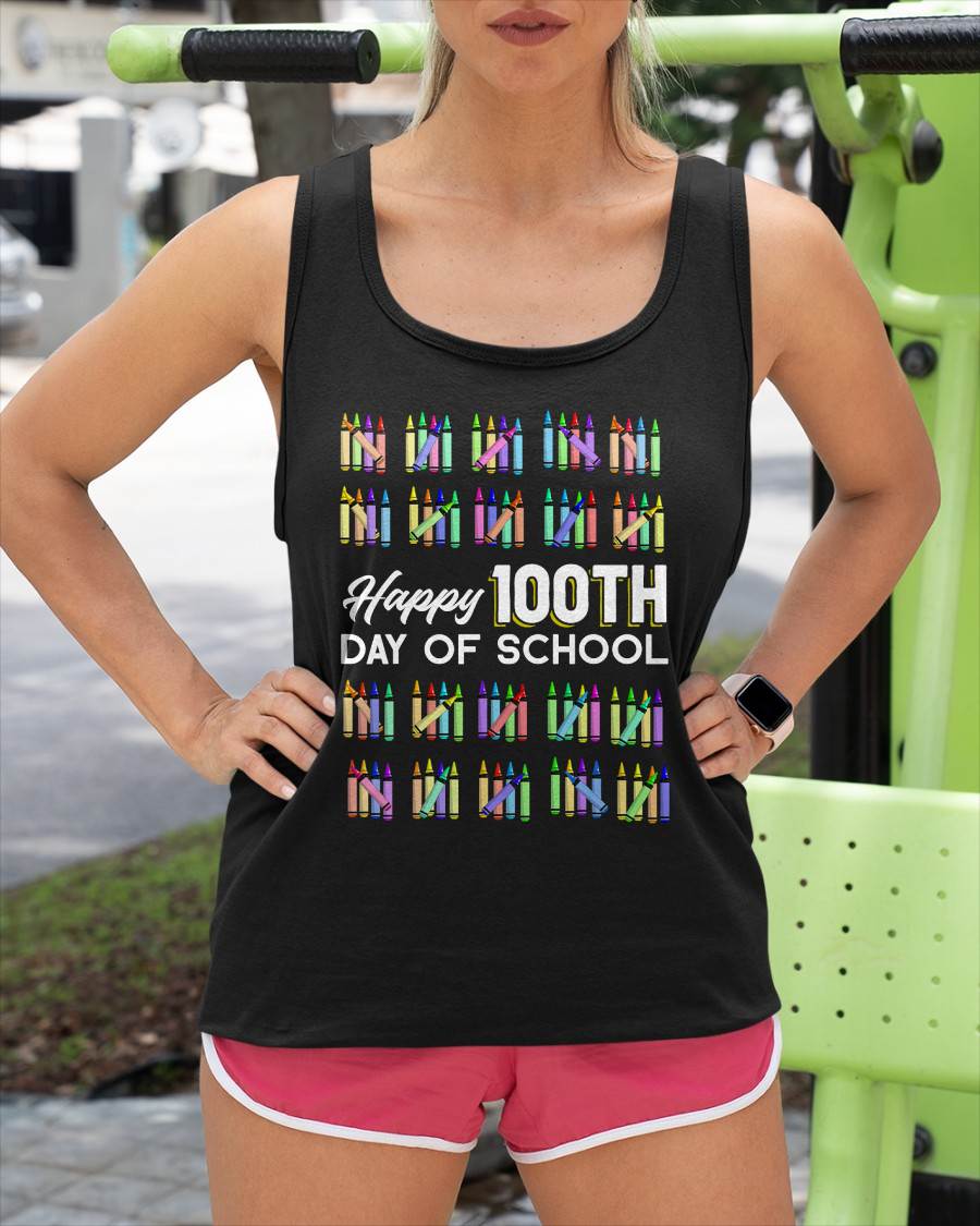 Happy 100th Day of School Student Gift 100 Days of School T-Shirt