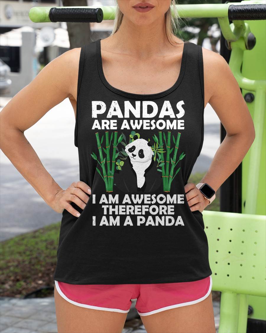 Funny Panda Design for Men Women Boys Girls Panda Bear Lover T-Shirt