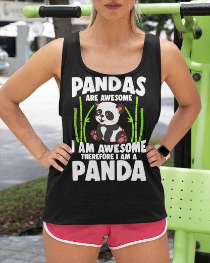 Panda Shirt Cute Panda Tshirt Pandas are Awesome Panda Bear T-Shirt