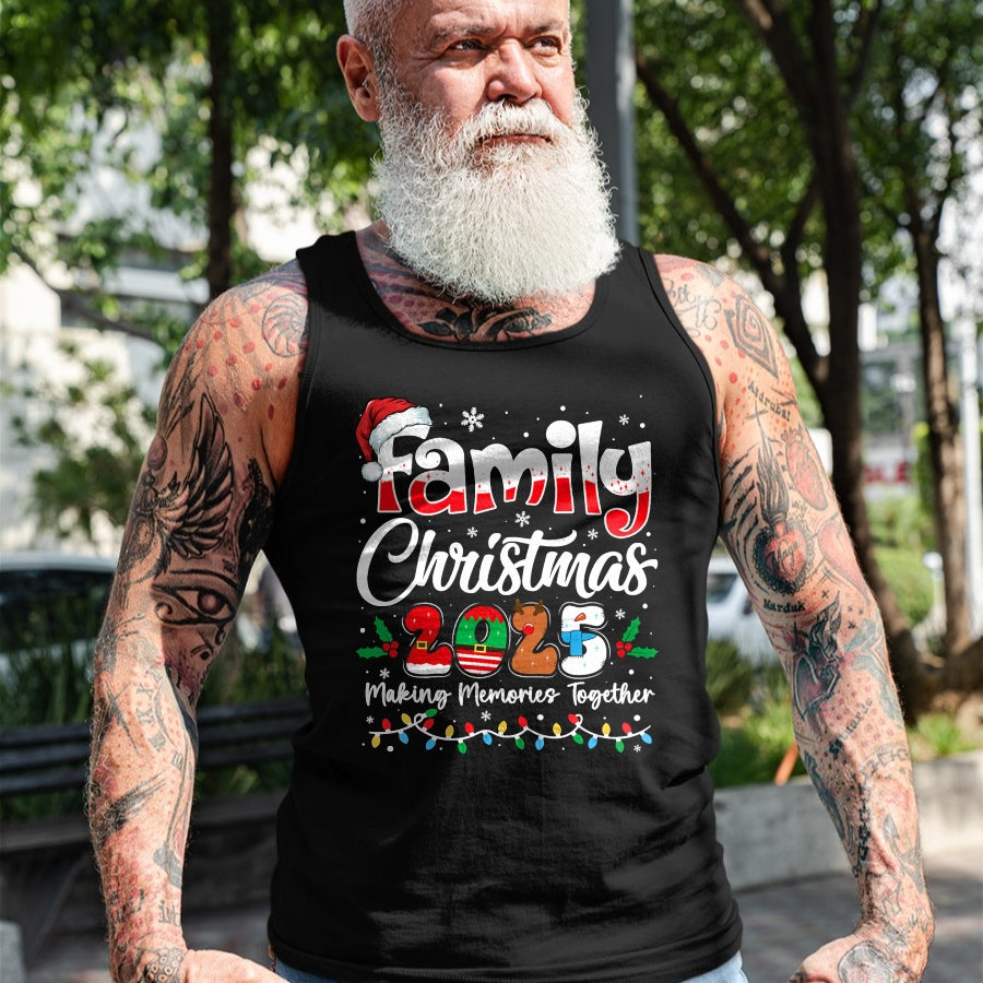Family Christmas 2025 Matching Outfit Xmas Squad Santa T-Shirt - Christmas Unisex T-Shirt/Hoodie/Sweatshirt - SNOW00