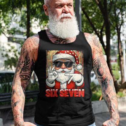 Funny Six Seven Meme Christmas Cool Santa Saying 6 7 T-Shirt - Christmas Unisex T-Shirt/Hoodie/Sweatshirt - SNOW00