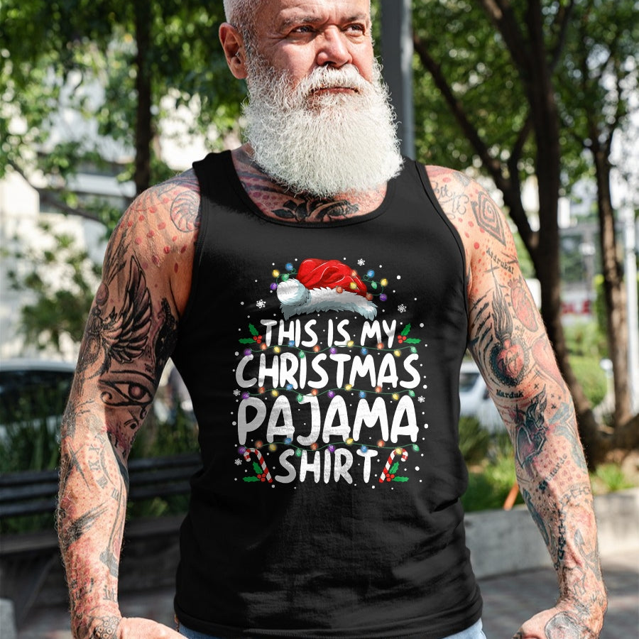 This Is My Christmas Pajama Shirt Funny Xmas PJs Men Women T-Shirt - Christmas Unisex T-Shirt/Hoodie/Sweatshirt - SNOW00